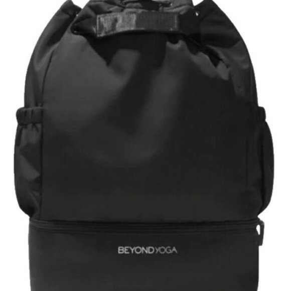 Beyond Yoga Black Lightweight Convertible Backpack/Tote main image 5